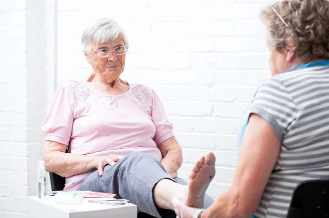 toenail cutting for seniors