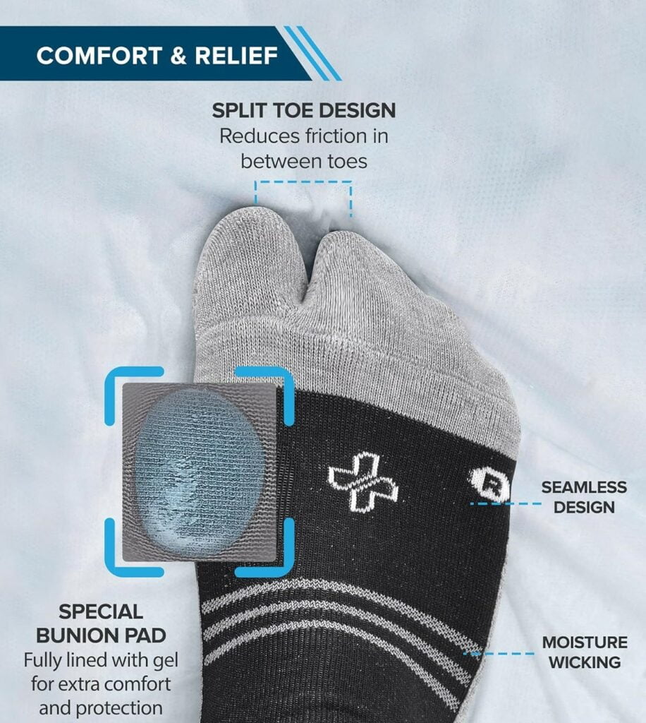 toe separator bunion relief socks