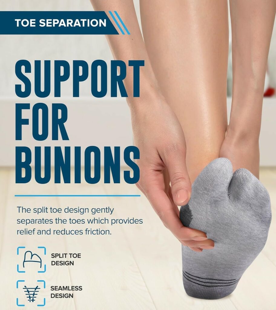 toe separator bunion socks