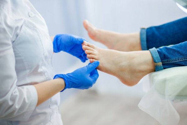 Visit doctor toenails