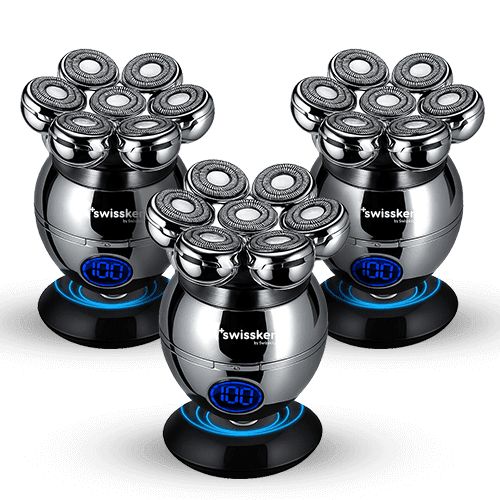 3x SK7 Pro Head Shaver